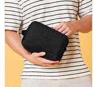 Bagbase Essentials Toiletry Bag In Black Black