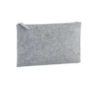 Bagbase Felt Accessory Bag In Grey Melange Grey Melange
