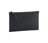 Bagbase Felt Toiletry Bag in Charcoal Bagbase Charcoal
