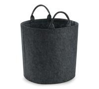 (S, Charcoal Melange) Bagbase Felt Trug
