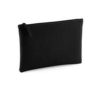 Bagbase Grab Zip Pocket Pouch Bag Pack of 2 in Black Bagbase Black