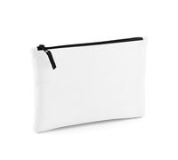 Bagbase Grab Zip Pocket Pouch Bag Pack of 2 in White Bagbase White