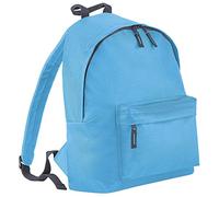 Bagbase Junior Fashion Backpack Colour=Surf Blue/ Graphite Grey Size=O/S