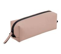 Bagbase Matte PU Mini Toiletry Bag in Nude Pink Bagbase Nude Pink