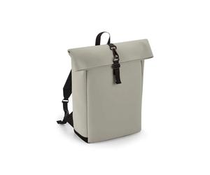 Bagbase Matte PU Roll-Top Backpack Mens Womens Rucksack Travel Bag