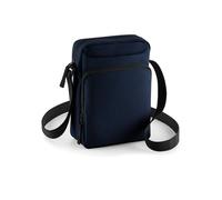 Bagbase Men's Across Shoulder Strap Cross Body Bag Pack of 2 in Navy Bagbase Navy One Size