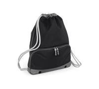 Bagbase Men's Athleisure Drawstring Bag in True Black Bagbase True Black
