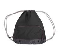 Bagbase Men's Athleisure Water Resistant Drawstring Sports Gymsac Bag in Black Bagbase Black