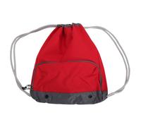 Bagbase Men's Athleisure Water Resistant Drawstring Sports Gymsac Bag in Red Bagbase Red