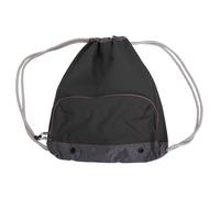 Bagbase Men's Athleisure Water Resistant Drawstring Sports Gymsac Bag Pack of 2 in Black Bagbase Black