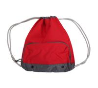 Bagbase Men's Athleisure Water Resistant Drawstring Sports Gymsac Bag Pack of 2 in Red Bagbase Red