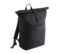 Bagbase Men's Athlux Roll Up Backpack in Black Bagbase Black
