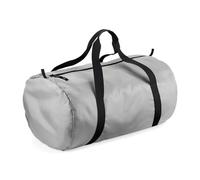 Bagbase Men's Barrel Bag Duffle Water Resistant (32 Litres) Pack of 2 in Silver Bagbase Silver One Size