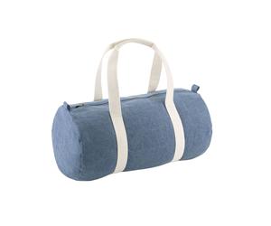 Bagbase Men's Barrel Denim Duffle Bag in Light Blue Bagbase Light Blue One Size