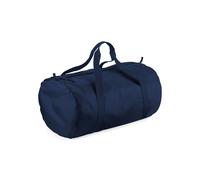 Bagbase Men's Barrel Packaway Duffle Bag in Navy Bagbase Navy One Size