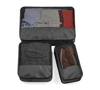 Bagbase Men's Escape Packing Cube Set Pack of 2 in Black Bagbase Black