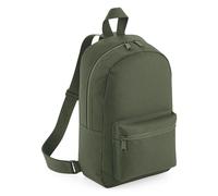 Bagbase Men's Essential Fashion Mini Backpack in Dark Olive Bagbase Dark Olive