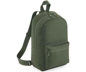 Bagbase Men's Essential Fashion Mini Backpack in Dark Olive Bagbase Dark Olive