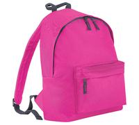 Bagbase Men's Fashion Backpack Rucksack (18 Litres) One Size in Fuchsia Bagbase Fuchsia