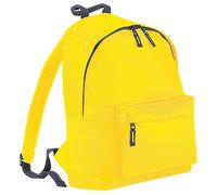 Bagbase Men's Fashion Backpack Rucksack (18 Litres) Pack of 2 in Bright Yellow Bagbase Bright Yellow