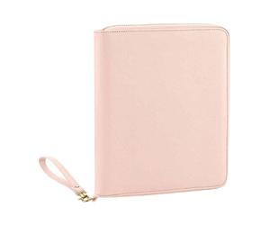 Bagbase Men's Faux Leather Boutique Travel Tech Organiser in Pink Bagbase Pink One Size