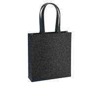 Bagbase Men's Felt Tote Bag in Charcoal Bagbase Charcoal One Size