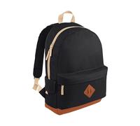 Bagbase Men's Heritage Backpack in Black Bagbase Black