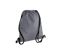 Bagbase Men's Icon Drawstring Bag Gymsac in Grey Bagbase Grey