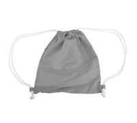 Bagbase Men's Icon Drawstring Bag Gymsac in Light Grey Bagbase Light Grey