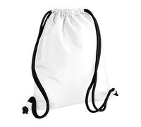 Bagbase Men's Icon Drawstring Bag in White Bagbase White