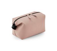 Bagbase Men's Matte PU Accessory Bag in Light Pink Bagbase Light Pink One Size