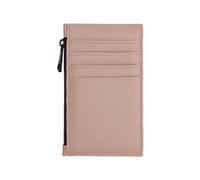 Bagbase Men's Matte PU Card Holder in Light Pink Bagbase Light Pink One Size