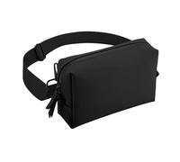 Bagbase Men's Matte PU Crossbody Bag in Black Bagbase Black One Size