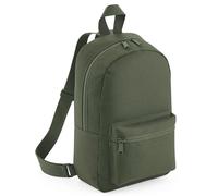 Bagbase Men's Mini Essential Backpack Rucksack Bag in Dark Olive Bagbase Dark Olive