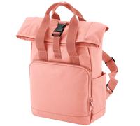 Bagbase Men's Mini Twin Handle Backpack in Baby Pink Bagbase Baby Pink