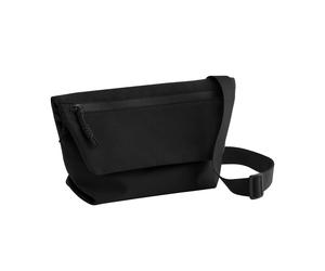 Bagbase Men's Minimal Lifestyle Mini Messenger Bag in Black Bagbase Black One Size