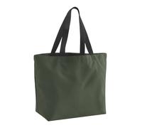 Bagbase Men's Original Plain Tote Bag in Green Bagbase Green One Size