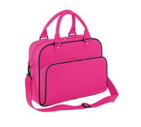 Bagbase Men's Piped Messenger Bag in Fuchsia Bagbase Fuchsia