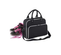 Bagbase Men's Piped Messenger Bag in Jet Black Bagbase Jet Black