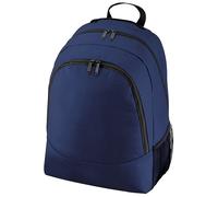 Bagbase Men's Plain Universal Backpack Rucksack Bag (18 Litres) in Navy Bagbase Navy