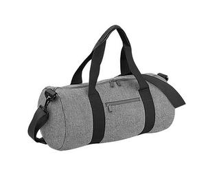 Bagbase Men's Plain Varsity Barrel Duffle Bag (20 Litres) in Mid Grey Bagbase Mid Grey One Size
