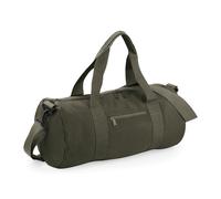 Bagbase Men's Plain Varsity Barrel Duffle Bag (20 Litres) Pack of 2 in Pale Green Bagbase Pale Green One Size