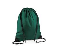 Bagbase Men's Premium Drawstring Bag in Bottle Green Bagbase Bottle Green