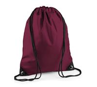 Bagbase Men's Premium Drawstring Bag in Burgundy Bagbase Burgundy