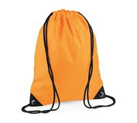 Bagbase Men's Premium Drawstring Bag in Burnt Orange Bagbase Burnt Orange
