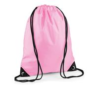 Bagbase Men's Premium Drawstring Bag in Light Pink Bagbase Light Pink