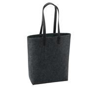 Bagbase Men's Premium Felt Tote Bag in Black Bagbase Black One Size