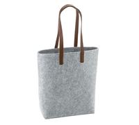 Bagbase Men's Premium Felt Tote Bag in Pale Grey Bagbase Pale Grey One Size