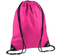 Bagbase Men's Premium Gymsac Water Resistant Bag (11 Litres) in Fuchsia Bagbase Fuchsia
