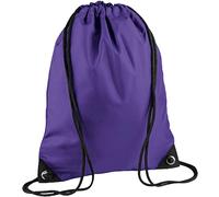 Bagbase Men's Premium Gymsac Water Resistant Bag (11 Litres) in Purple Bagbase Purple